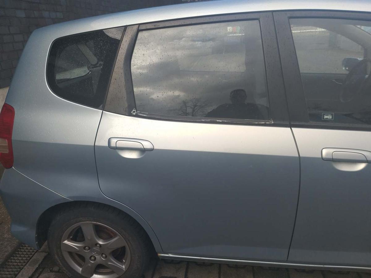 Honda Jazz GD original T&uuml;r hinten rechts Hellblaumetallic Rohbau Bj.2008